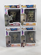 Marvel Guardians of the Galaxy Groot Bundle of 4 Funko Pop! Vinyl Figures