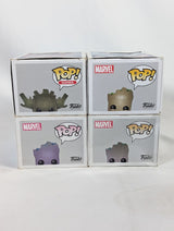 Marvel Guardians of the Galaxy Groot Bundle of 4 Funko Pop! Vinyl Figures