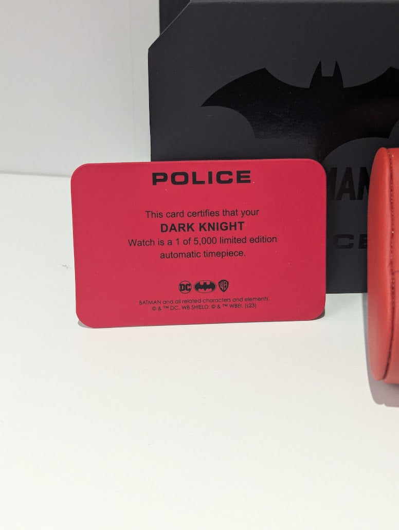 Batman x Police Dark Knight Watch 1 of 5000 Limited Edition