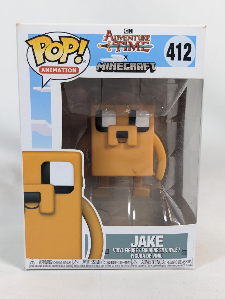 Adventure Time x Minecraft Jake Funko Pop! Vinyl Figure #412