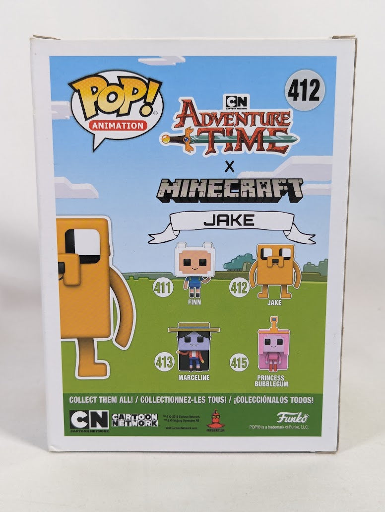 Adventure Time x Minecraft Jake Funko Pop! Vinyl Figure #412