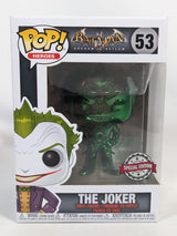 DC Comics Batman Arkham Asylum The Joker (Special Edition) (Green Chrome) Funko Pop! Vinyl Figure #53