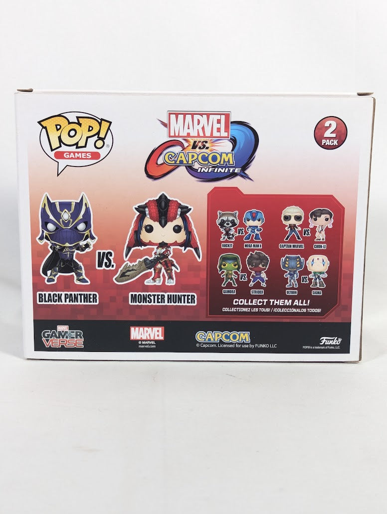 Marvel vs Capcom Infinite Black Panther vs Monster Hunter Funko Pop! Vinyl Figure 2-Pack