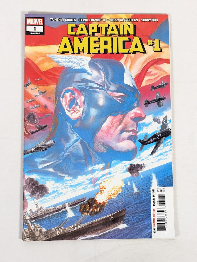 Marvel Captain America #1 Alex Ross Cover 2018 Comic Book
