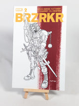 BRZRKR #2 Rafael Grampa Red Stripe Sketch Secret Variant Cover 2021 Comic Book