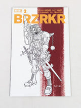 BRZRKR #2 Rafael Grampa Red Stripe Sketch Secret Variant Cover 2021 Comic Book