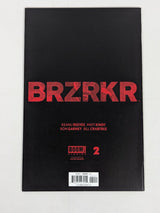 BRZRKR #2 Rafael Grampa Red Stripe Sketch Secret Variant Cover 2021 Comic Book