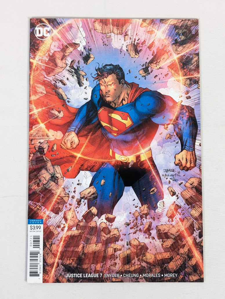 DC Comics Justice League #7 Jim Lee Variant Cover 2018 Comic Book