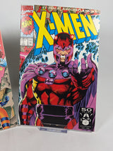 Marvel X-Men #1 Cover B & D Jim Lee 1991 Comic Book Bundle