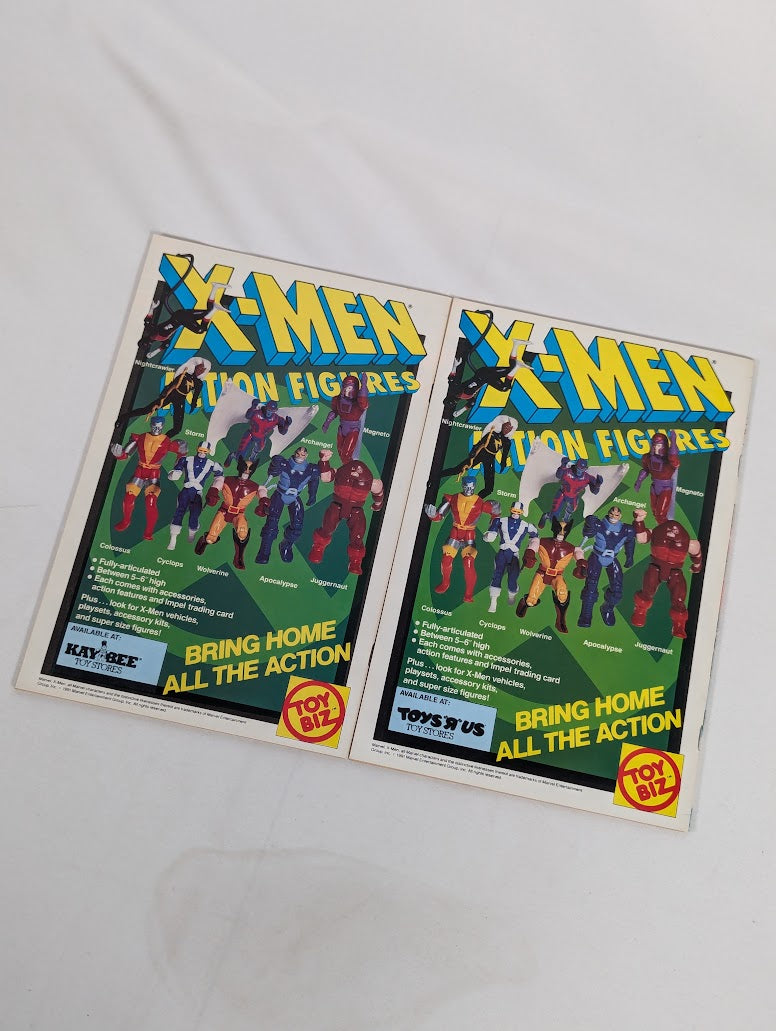 Marvel X-Men #1 Cover B & D Jim Lee 1991 Comic Book Bundle