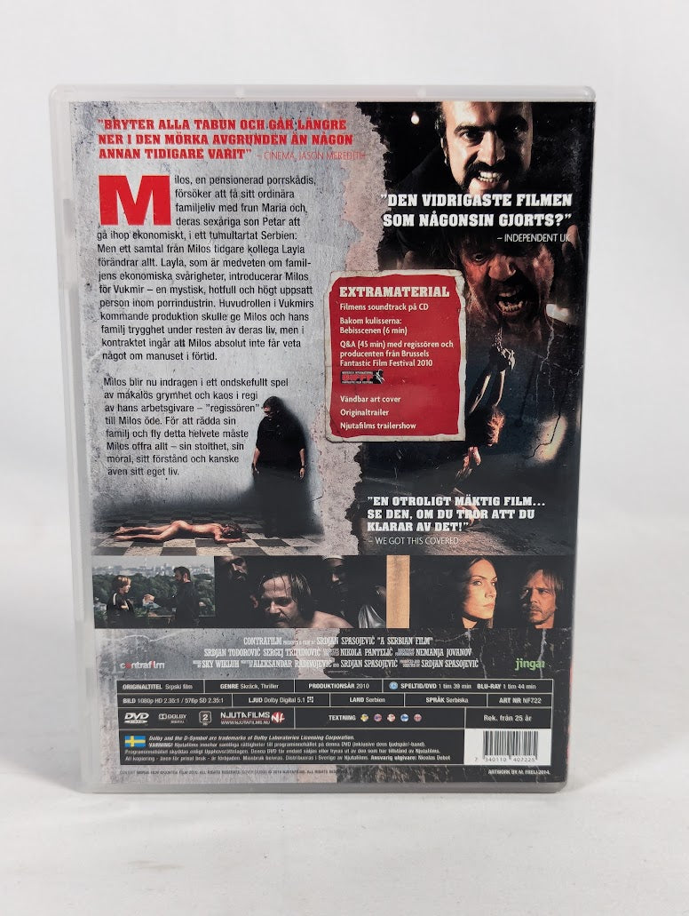 A Serbian Film 3 Disc Uncut Edition Blu Ray, DVD & Soundtrack CD
