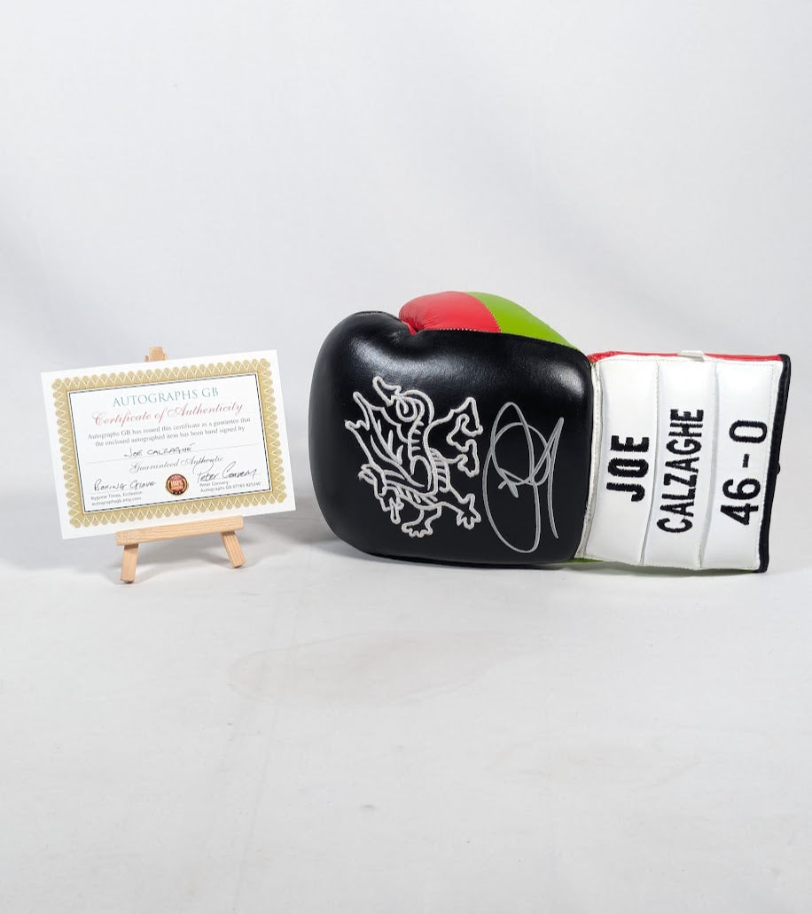 Joe Calzaghe 46-0 Signed Boxing Glove (With CoA)