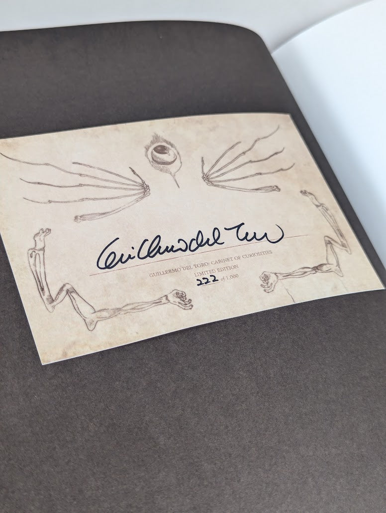 Guillermo Del Toro Signed Cabinet of Curiosities Collector's Edition Box Set #222 (Limited Edition Only 1000 Made)