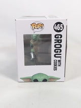 Star Wars The Mandalorian Grogu With Cookies (Flocked) Funko Pop! Vinyl Figure #465