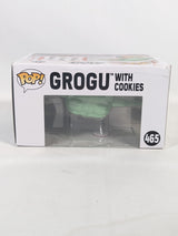 Star Wars The Mandalorian Grogu With Cookies (Flocked) Funko Pop! Vinyl Figure #465