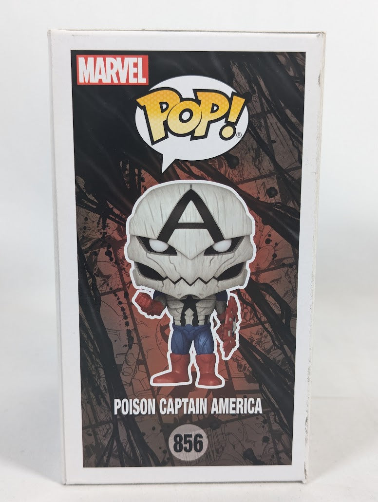 Marvel Venom Poison Captain America (Pop in a Box Exclusive) Funko Pop! Vinyl Figure #856