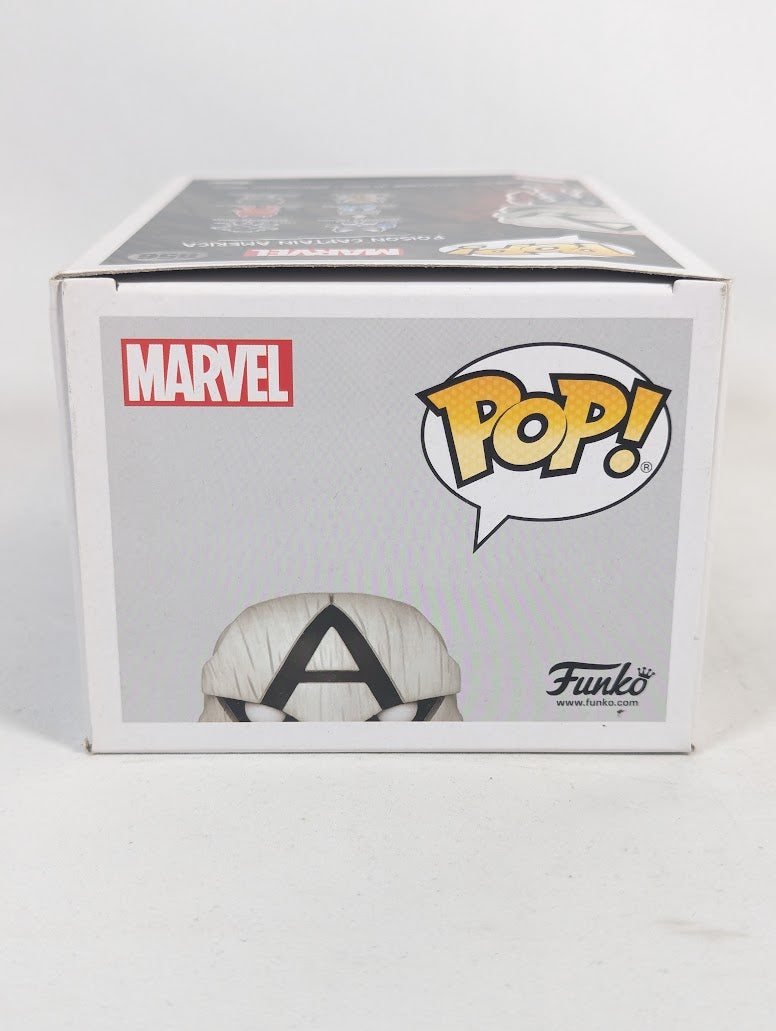 Marvel Venom Poison Captain America (Pop in a Box Exclusive) Funko Pop! Vinyl Figure #856
