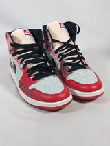 Marvel Spider-Man Across the Spider-Verse Nike Air Jordan 1 High Top UK Size 8 Sneakers