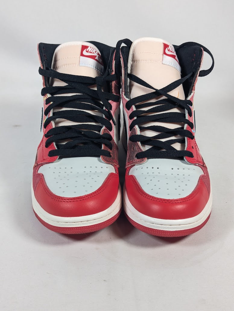 Marvel Spider-Man Across the Spider-Verse Nike Air Jordan 1 High Top UK Size 8 Sneakers
