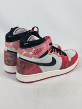 Marvel Spider-Man Across the Spider-Verse Nike Air Jordan 1 High Top UK Size 8 Sneakers