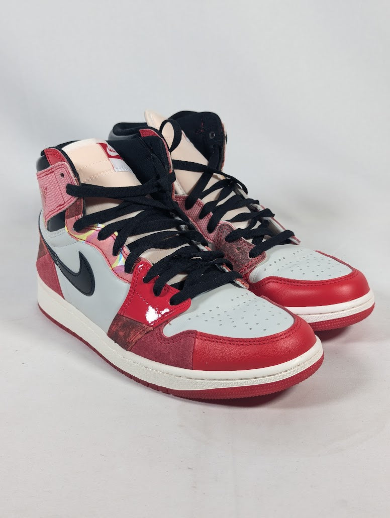Marvel Spider-Man Across the Spider-Verse Nike Air Jordan 1 High Top UK Size 8 Sneakers