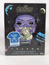 Marvel Avengers Infinity War Thanos Funko Pop! T-Shirt (Small) & Vinyl Figure
