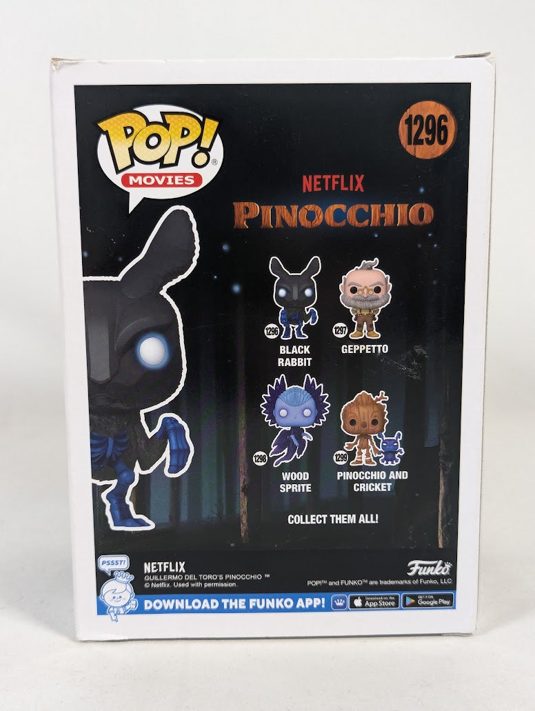 Netflix Pinocchio Black Rabbit Funko Pop! Vinyl Figure #1296