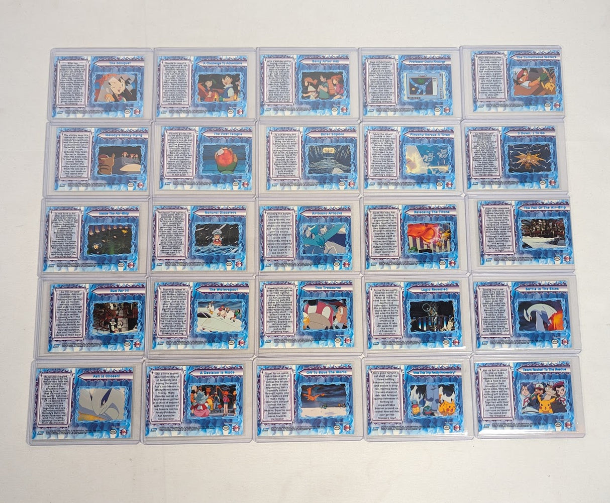 Pokemon The Movie 2000 Complete Set of 72 Topps Trading Cards