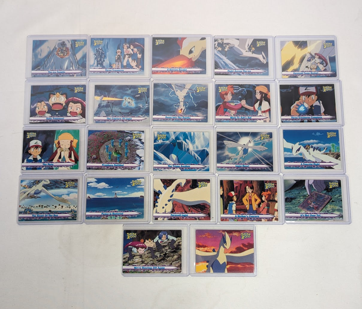 Pokemon The Movie 2000 Complete Set of 72 Topps Trading Cards