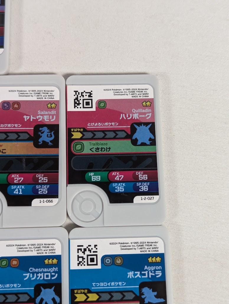 Pokemon Frienda Japanese Arcade Game Bundle of 9 Tags