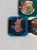 Pokemon Tretta Japanese Arcade Game Bundle of 5 Tokens