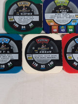 Pokemon Tretta Japanese Arcade Game Bundle of 5 Tokens