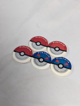 Pokemon Battrio Japanese Arcade Game Bundle of 5 Coins