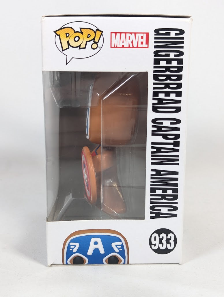 Marvel Gingerbread Captain America Funko Pop! Vinyl Figure #933