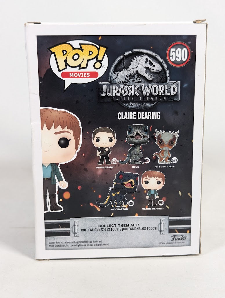 Jurassic World Fallen Kingdom Claire Dearing Funko Pop! Vinyl Figure #590