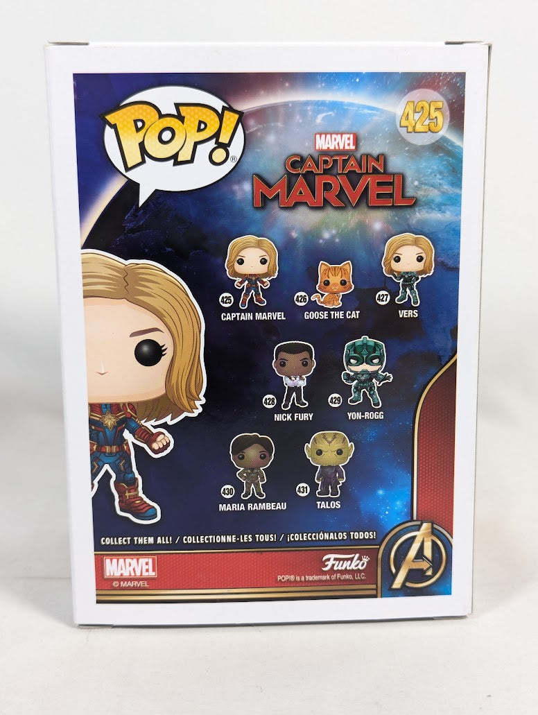 Marvel Captain Marvel (Chase) Funko Pop! Vinyl Figure #425