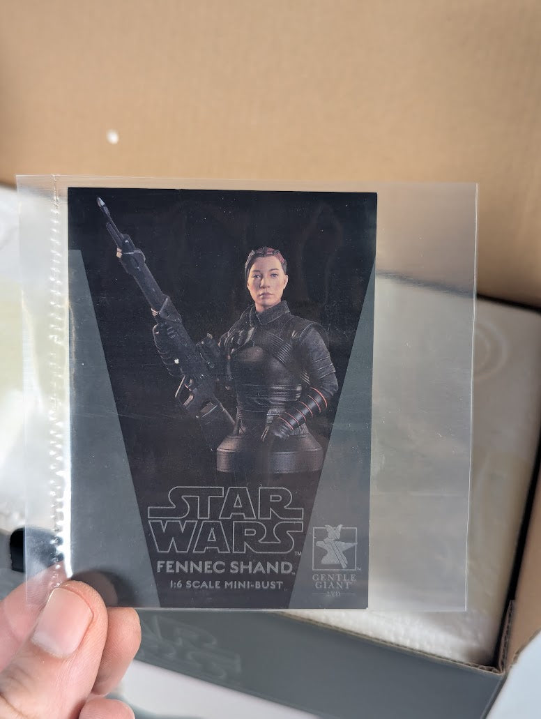 Star Wars The Mandalorian Fennec Shand 1/6 Scale 7" Gentle Giant Mini Bust (Limited Edition 701/3000)