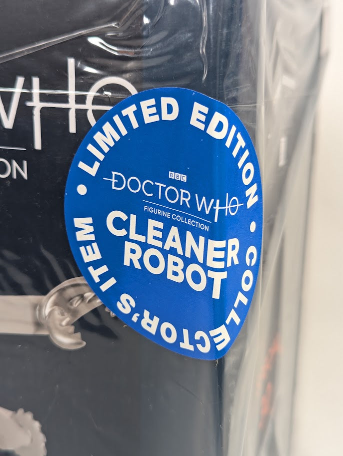 Doctor Who Figurine Collection Cleaner Robot 12cm Eaglemoss Figure With Magazine (Sealed)