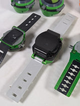 Ben 10 4 Omnitrix Watches, Walkie Talkie, Max's Plumbing Van & Ball Toy Bundle