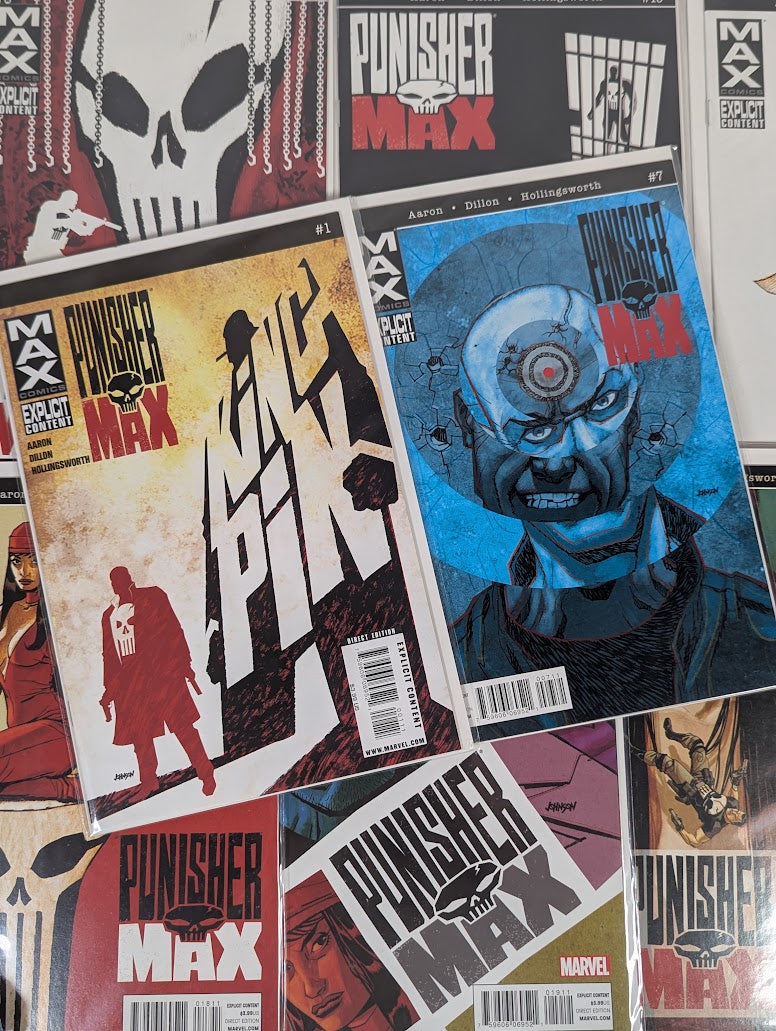 Marvel Punisher Max Issues 1 - 22 Comic Book Bundle