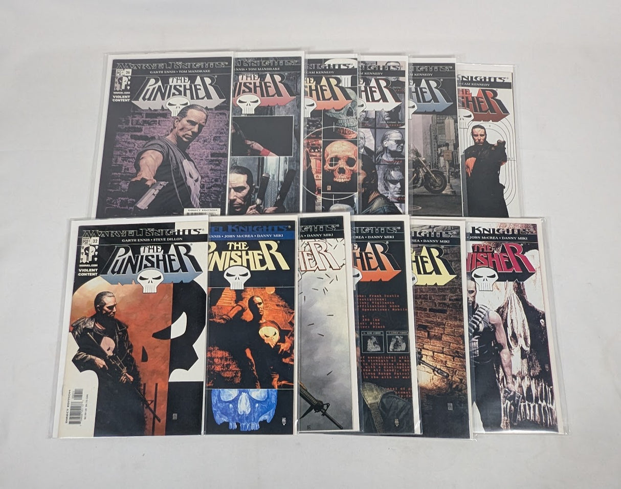 Marvel Knights The Punisher (2001) Issues 1 - 37 Comic Book Bundle