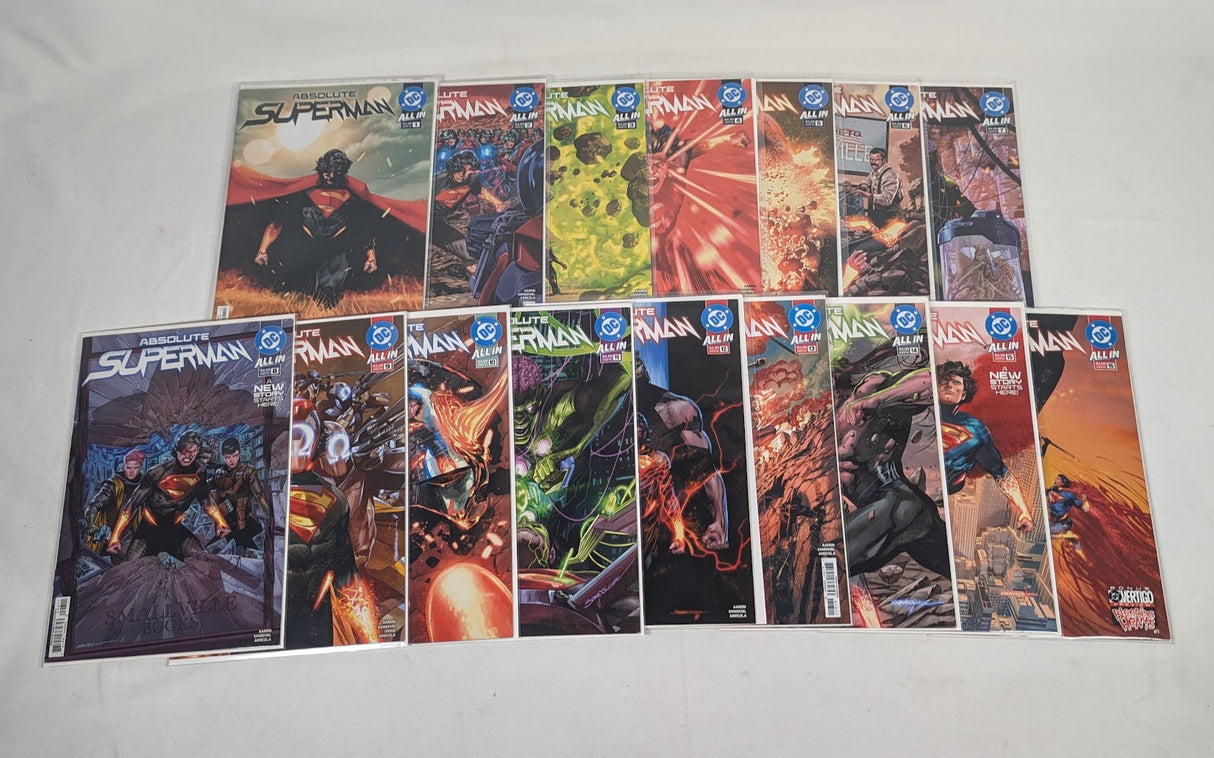 DC Comics Absolute Superman (2024) Issues 1 - 16 Comic Book Bundle