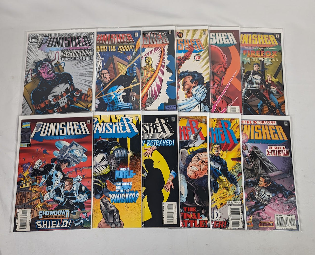 Marvel Punisher (1995) Issues 1 - 18 Comic Book Bundle