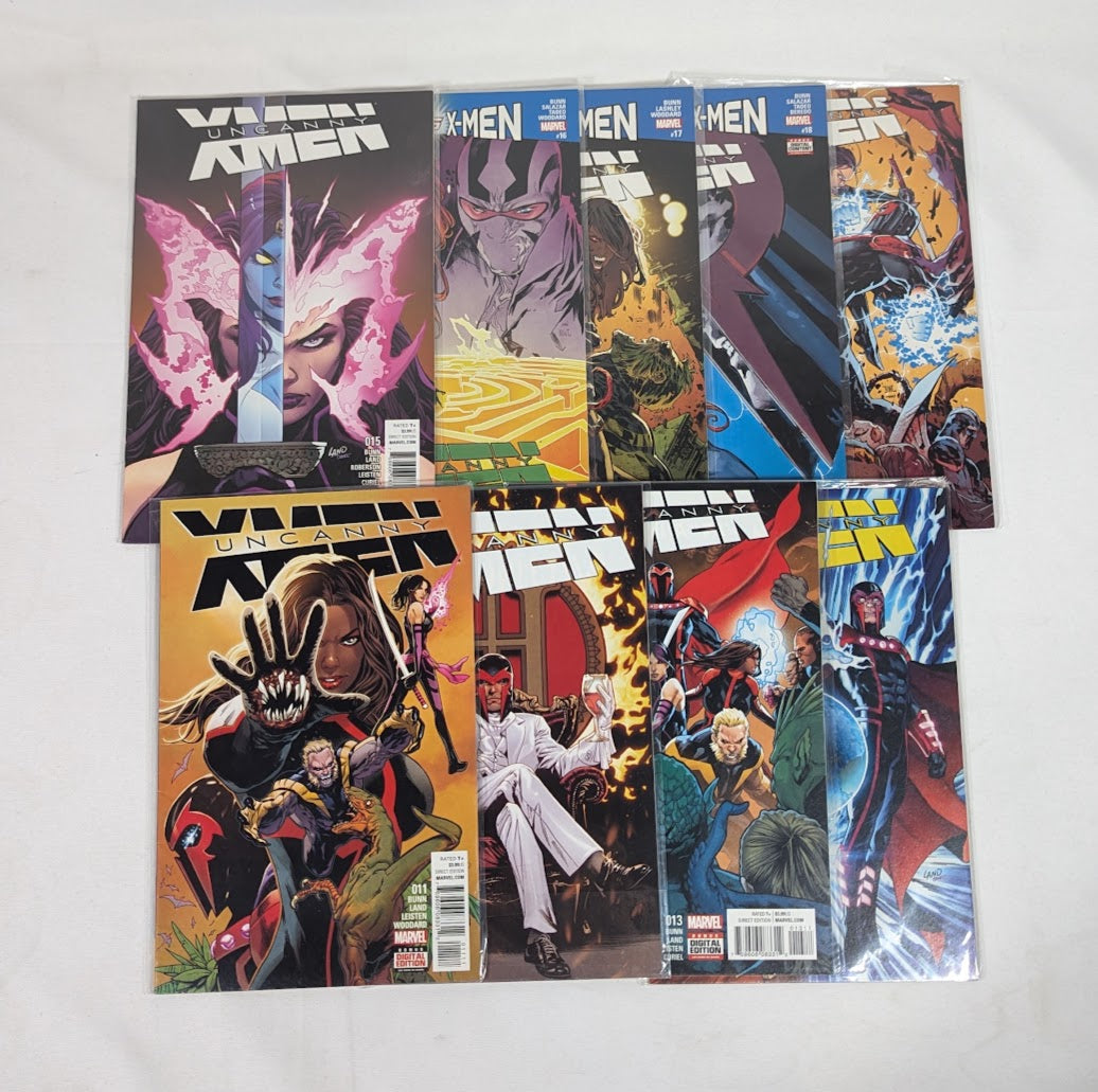 Marvel Uncanny X-Men (2016) Issues 1 - 19 Comic Book Bundle