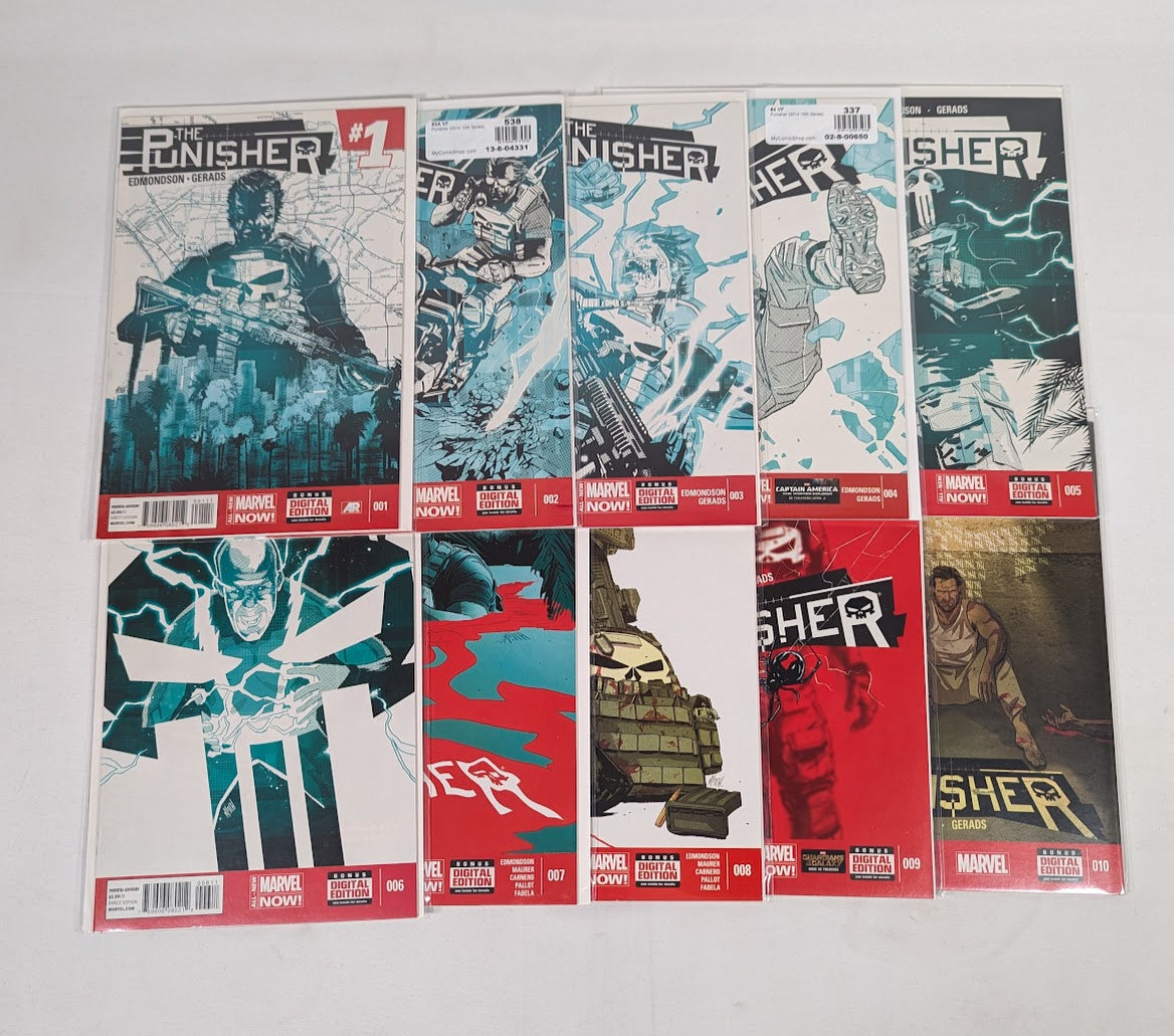 Marvel The Punisher (2014) Issues 1 - 20 Comic Book Bundle (Complete Run)