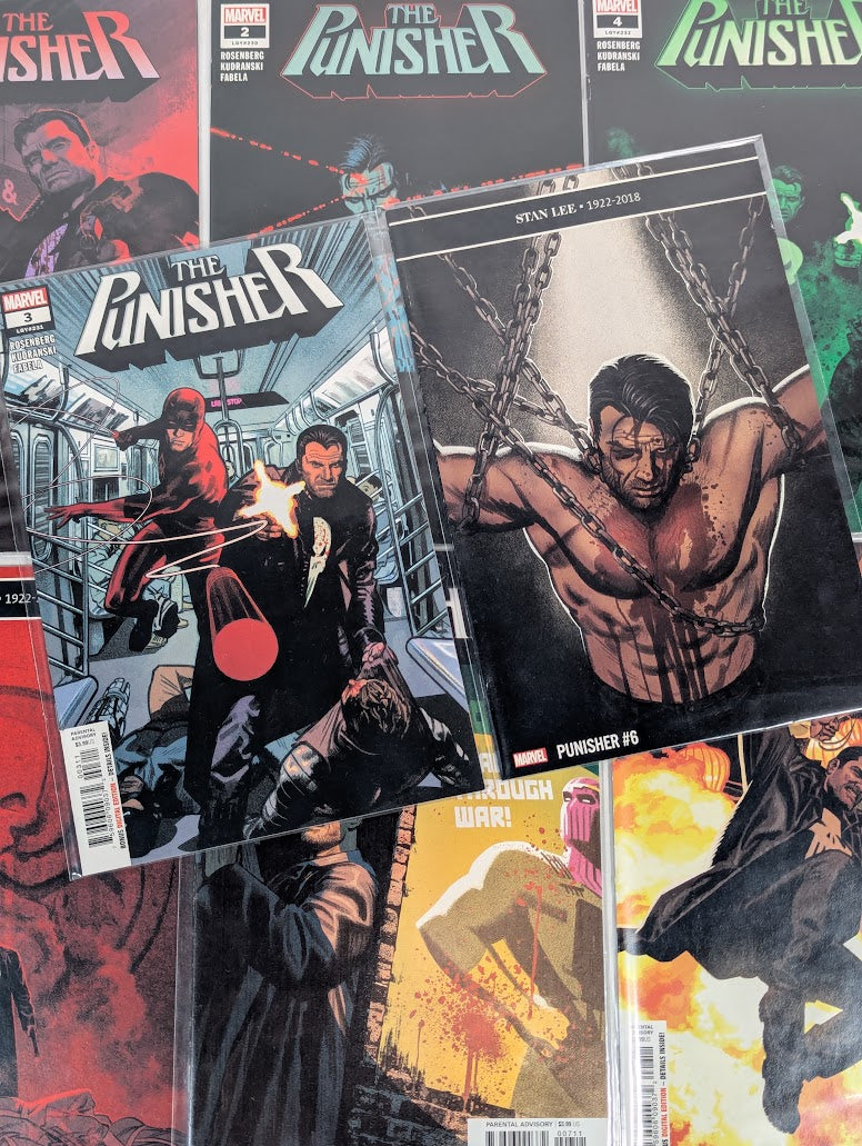Marvel The Punisher (2018) Issues 1 - 9 Comic Book Bundle