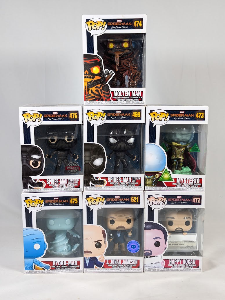 Marvel Spider-Man Homecoming Trilogy Bundle of 16 Funko Pop! Vinyl Figures