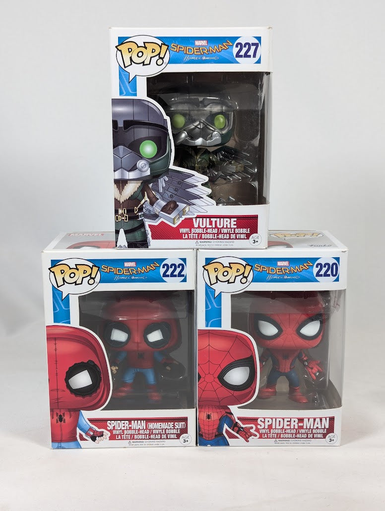 Marvel Spider-Man Homecoming Trilogy Bundle of 16 Funko Pop! Vinyl Figures