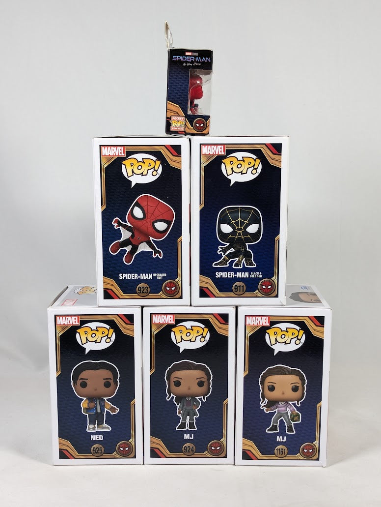 Marvel Spider-Man Homecoming Trilogy Bundle of 16 Funko Pop! Vinyl Figures
