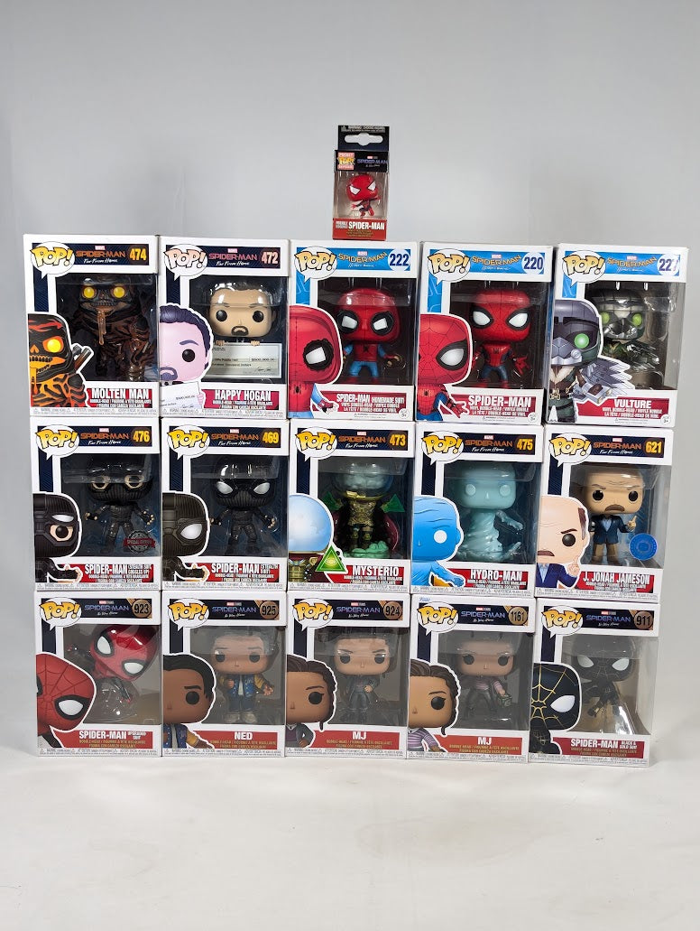 Marvel Spider-Man Homecoming Trilogy Bundle of 16 Funko Pop! Vinyl Figures